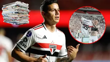 El colombiano volvió a jugar con Sao Paulo (Foto tomada de Vanguardia, One Football)