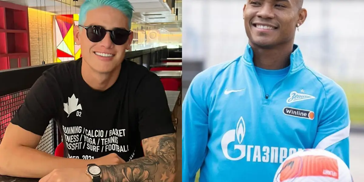El colombiano Wilmar Barrios en las redes sociales dejó en shock a todos sus seguidores al mostrar su nuevo look y su paisano James Rodríguez reaccionó.