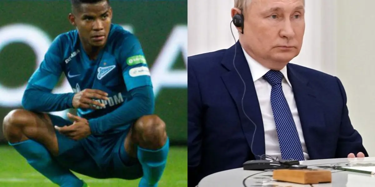 El colombiano Wilmar Barrios poco a poco está sintiendo las sanciones que le imponen a Rusia por la guerra que tienen contra Ucrania.