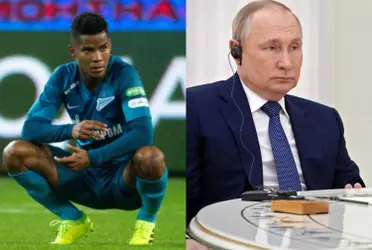 El colombiano Wilmar Barrios poco a poco está sintiendo las sanciones que le imponen a Rusia por la guerra que tienen contra Ucrania.