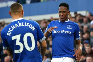El colombiano Yerry Mina anotó el primer gol en la victoria de Everton ante Brentford en la cuarta ronda de la FA Cup.
