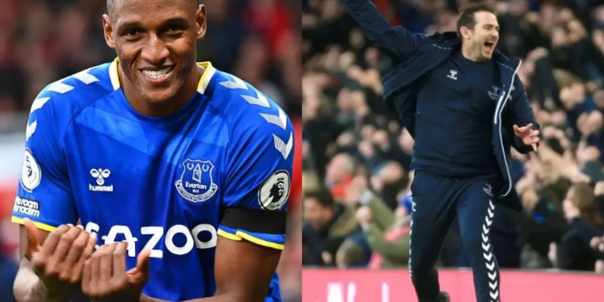 El colombiano Yery Mina dejó impresionado a su nuevo entrenador Frank Lampard.