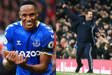 El colombiano Yery Mina dejó impresionado a su nuevo entrenador Frank Lampard.