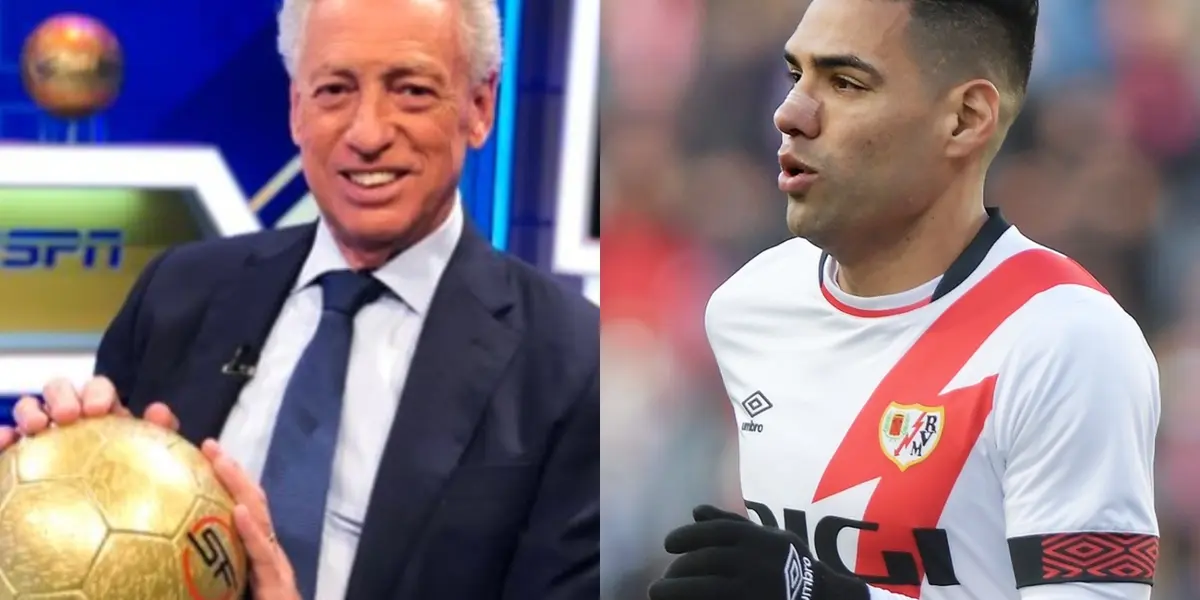 El comunicador argentino le recordó al entrenador de Radamel Falcao en España que debe aprovecharlo al máximo.