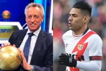 El comunicador argentino le recordó al entrenador de Radamel Falcao en España que debe aprovecharlo al máximo.