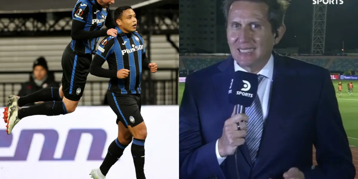 El comunicador argentino resaltó la actuación del colombiano en la Europa League.