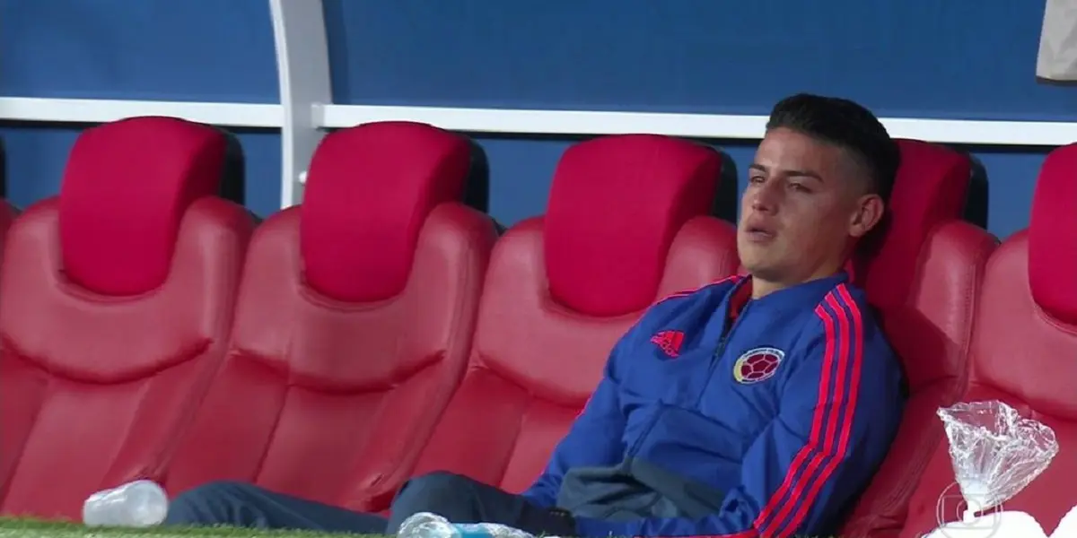 Selección Colombia: la dura reacción de James Rodríguez al perderse la Copa América