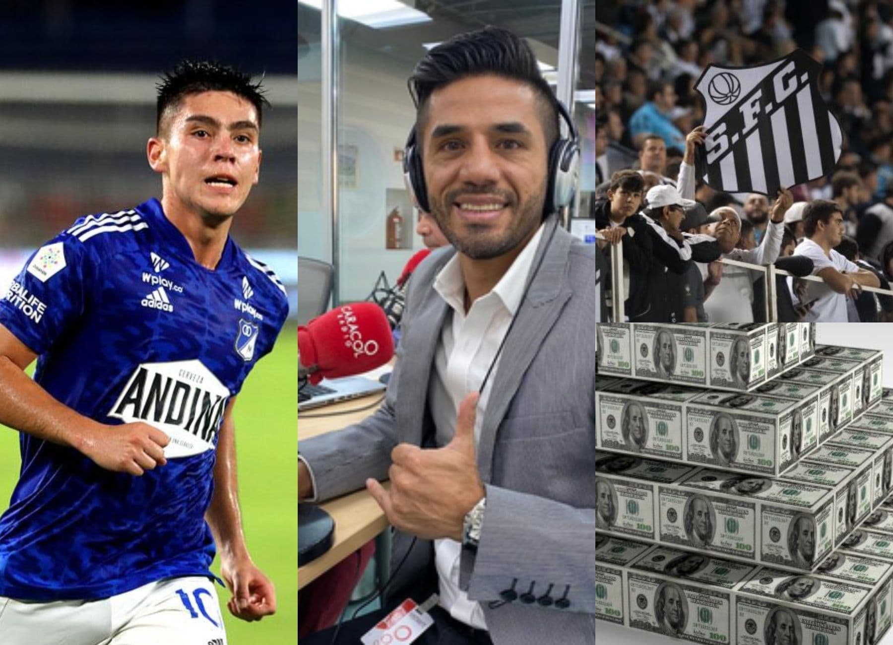 El crack de Millonarios estaría muy cerca de fichar con Santos de Brasil donde ha militó el gran rey Pelé