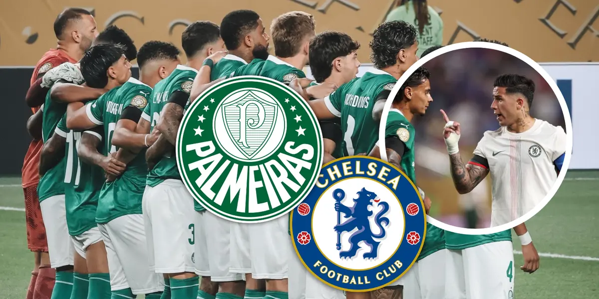 El cruce entre el colombiano y el argentino, fue de lo más llamativo de la noche Foto: Escudoteca, SE Palmeiras y X