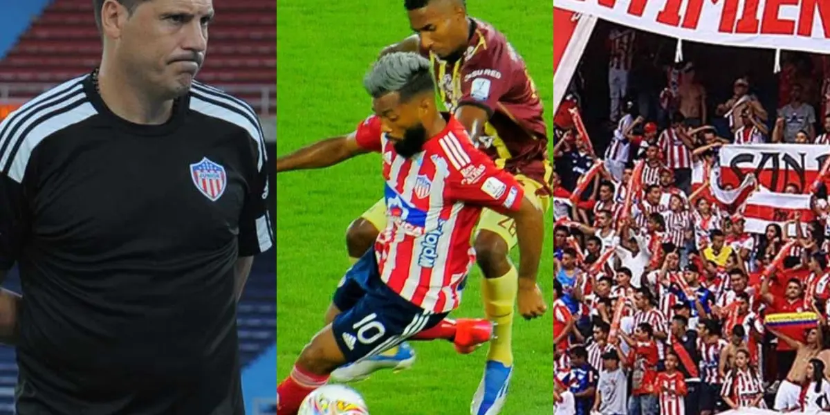 El cuadro tiburón ganó 2-1 ante el Deportes Tolima, pero los hinchas arremetieron contra el entrenador