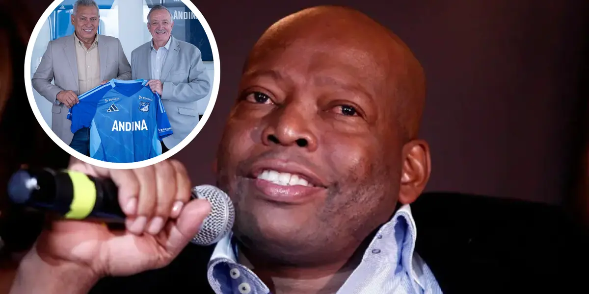 El curioso cruce entre el ex futbolista y el nuevo entrenador de Millos con un llamativo pedido Foto: Faustino Asprilla y MFC