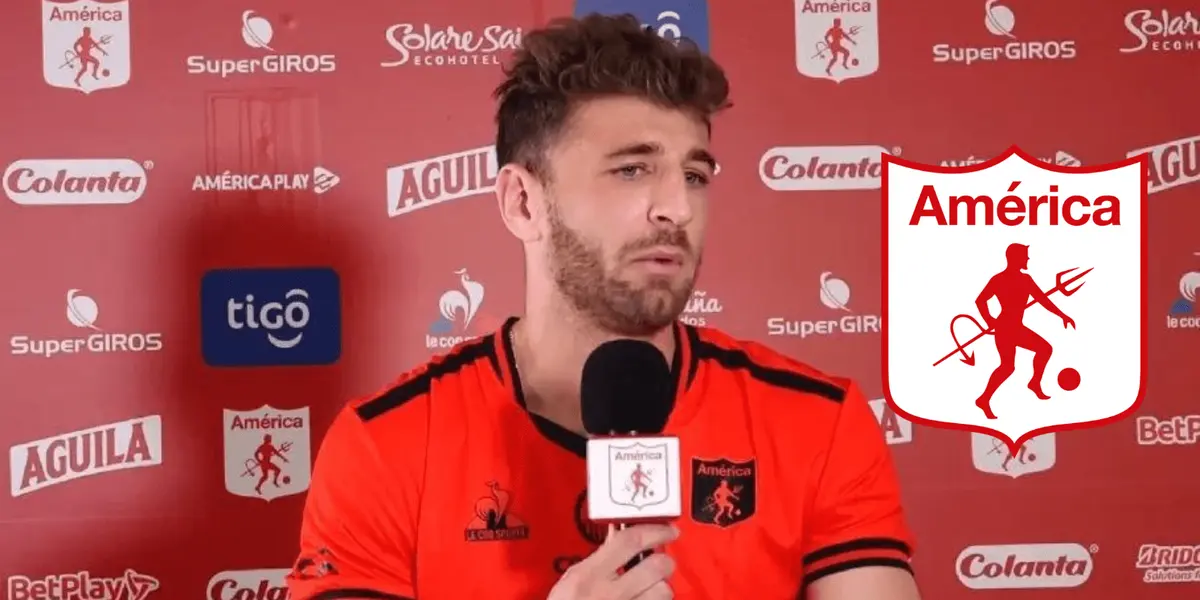 El defensor argentino Gastón Sauro, ya se ganó el cariño de los hinchas del América por estas declaraciones.