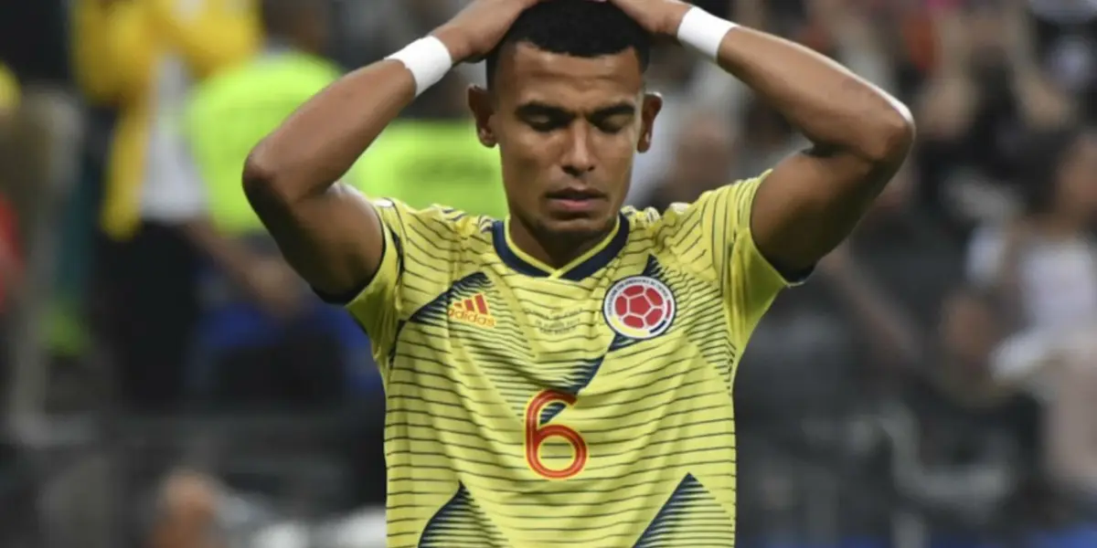 El defensor colombiano fue uno de los más cuestionados por su nivel en el partido ante Argentina.