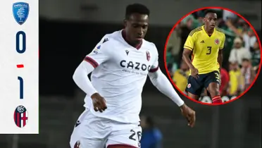 El defensor colombiano sigue en gran nivel con Bolonia