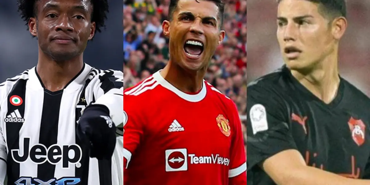 El defensor colombiano tiene el mejor salario de su club, situación que hace referencia al impresionante sueldo del portugués en Manchester United.