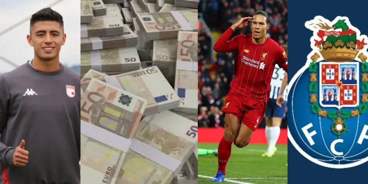 El defensor está mostrando un gran nivel en Santa Fe y ahora sería nuevo jugador de Porto