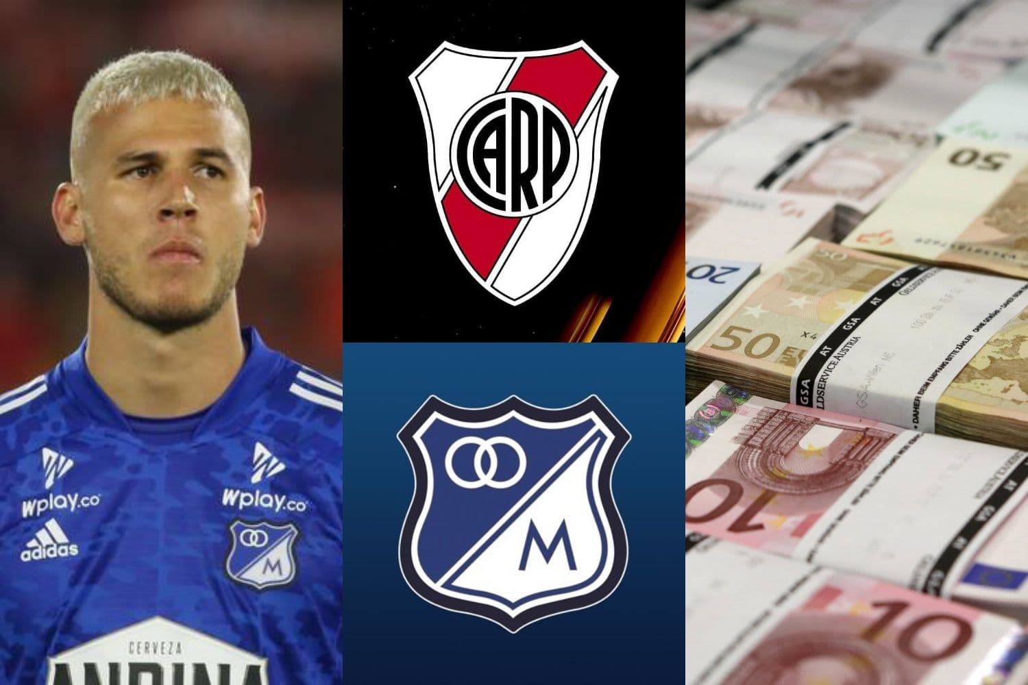 El defensor que es un crack en Millonarios estaría en los planes de River Plate