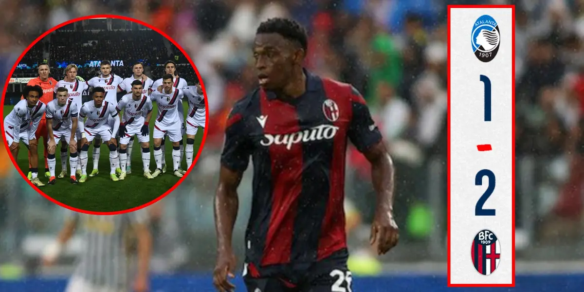 El defensor sigue en un gran nivel con el club italiano (Foto tomada de Diario Deportes y redes Bolonia)