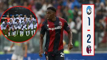 El defensor sigue en un gran nivel con el club italiano (Foto tomada de Diario Deportes y redes Bolonia)