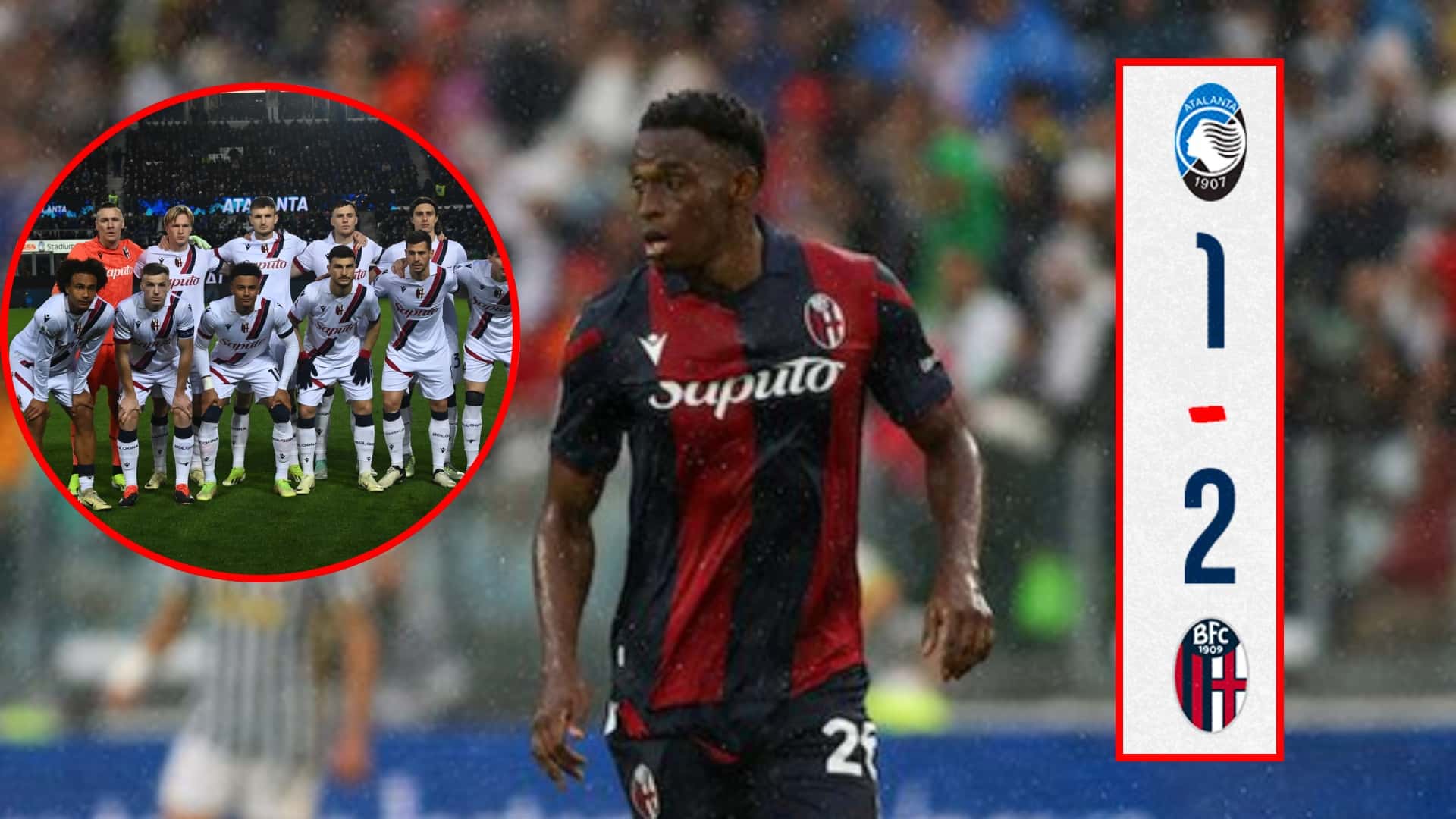 El defensor sigue en un gran nivel con el club italiano (Foto tomada de Diario Deportes y redes Bolonia)