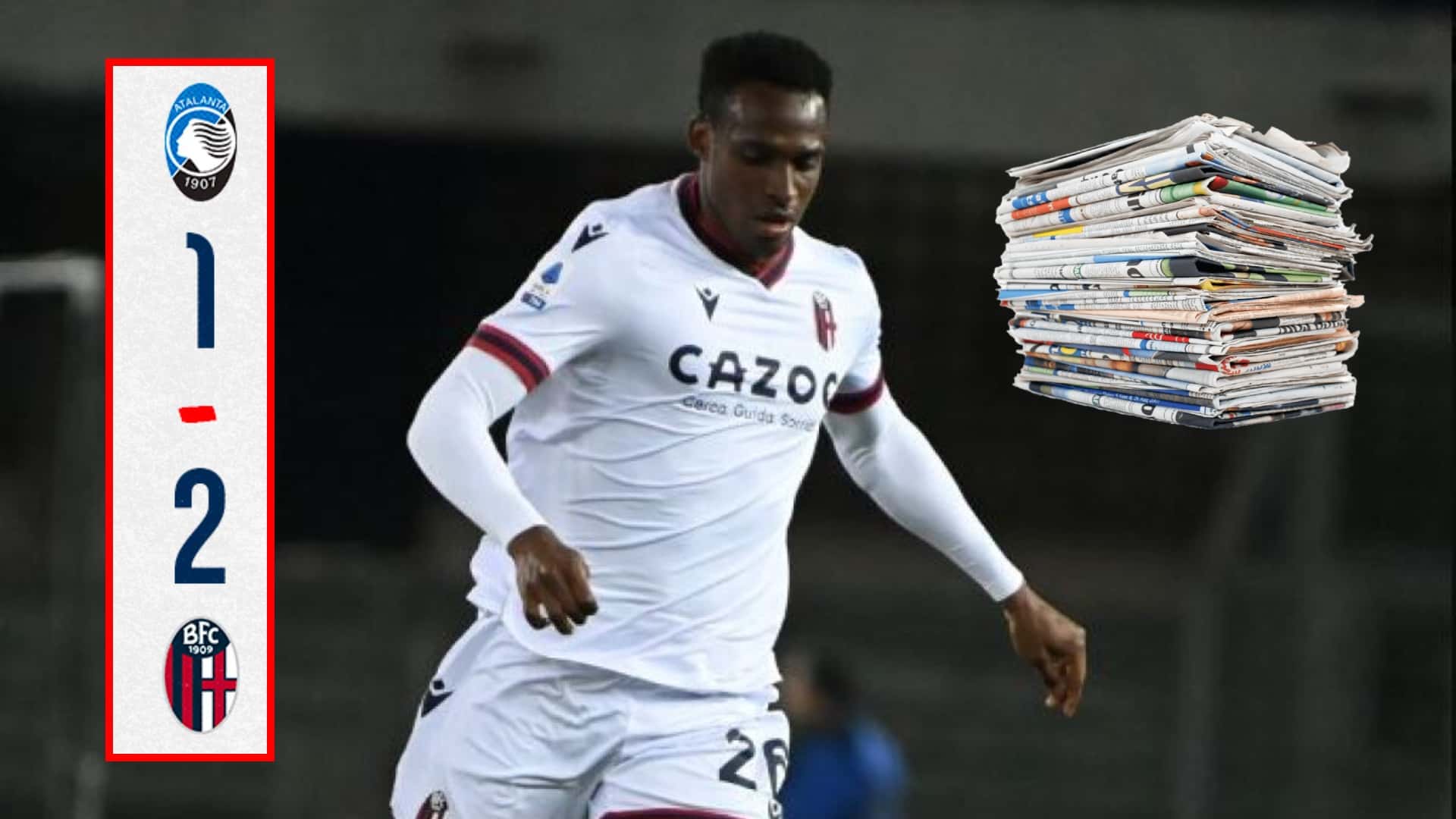 El defensor sigue siendo figura en el club italiano (Foto tomada de Noticias Caracol y redes Bolonia FC)