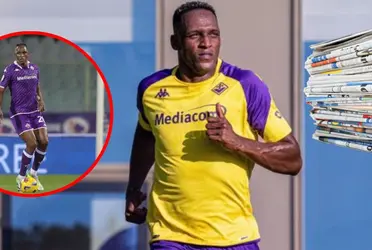 El defensor no vive un buen momento con Fiorentina que viene de jugar por Copa de Italia