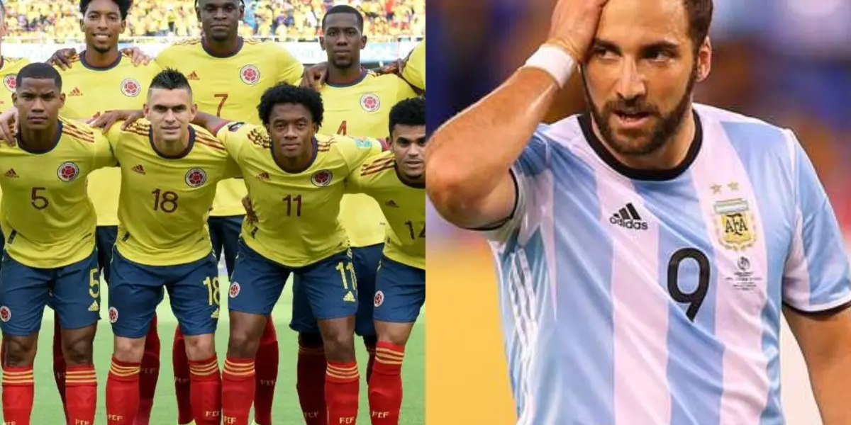 El delantero argentino Gonzalo Higuaín es una de las figuras de referencia de uno de los atacantes de la Selección Colombia que ha sido más criticado. 
