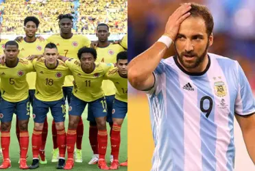 El delantero argentino Gonzalo Higuaín es una de las figuras de referencia de uno de los atacantes de la Selección Colombia que ha sido más criticado. 