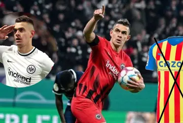 El delantero colombiano definió su futuro y sale de Eintracht Frankfurt