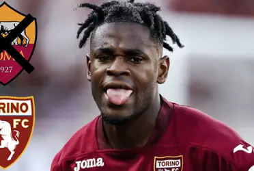El delantero colombiano Duván Zapata, comentó porque se concretó su llegada al Torino y no a la Roma.