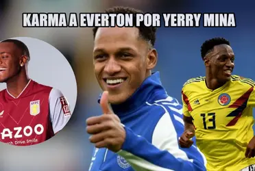 El delantero colombiano humilló a Everton en la Premier League 
