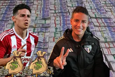 El delantero colombiano llegó esta temporada a Sao Paulo luego de varios meses sin club