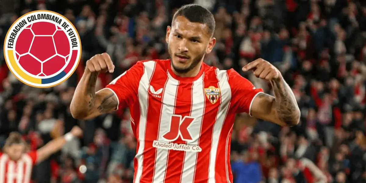 El delantero colombiano Luis Javier Suárez, tuvo la posibilidad de anotar tres golazos en el último encuentro del Almería.