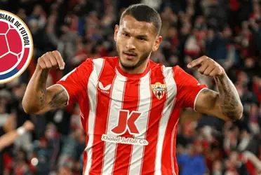 El delantero colombiano Luis Javier Suárez, tuvo la posibilidad de anotar tres golazos en el último encuentro del Almería.