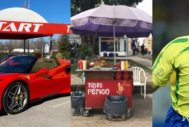 El delantero colombiano pasó de tener dificultades económicas a presumir un millonario carro de lujo