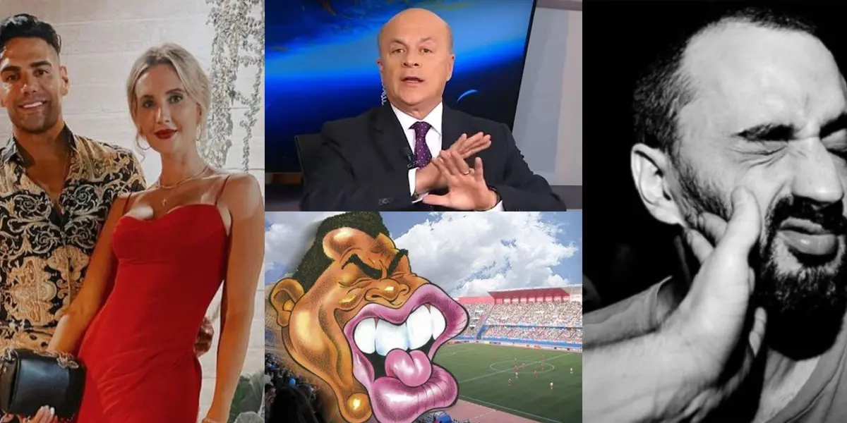 El delantero colombiano recibió el respaldo de su esposa, Lorelei Tarón por los ácidos comentarios de Carlos Antonio Vélez