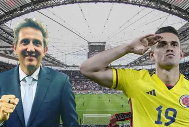 El delantero colombiano recibió un muy importante saludo de cumpleaños