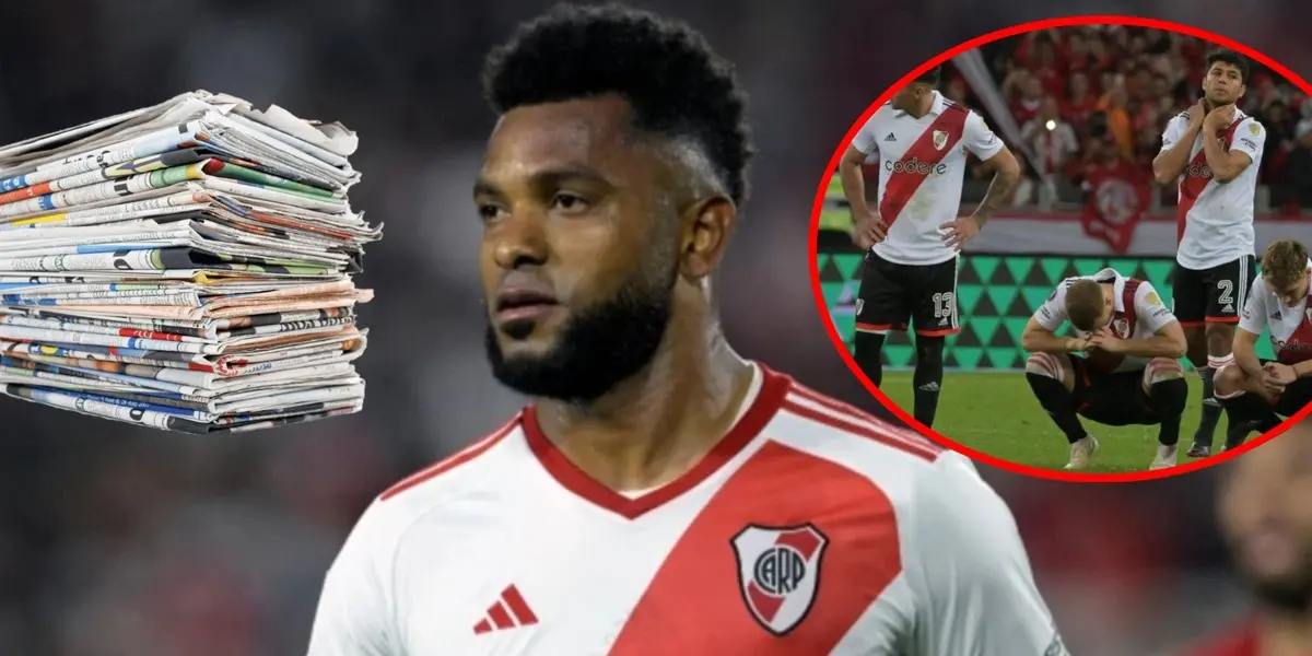 El delantero colombiano se viene recuperando de una lesión y estuvo ausente del partido River Plate vs Rosario Central
