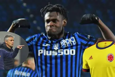 El delantero colombiano viene jugando en Atalanta desde hace varias temporadas