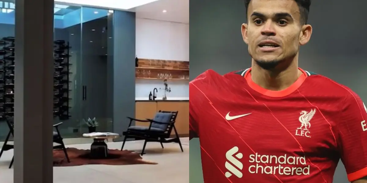 El delantero colombiano vive en una mansión de lujo en Liverpool, sector donde radican otros de sus compañeros del club.