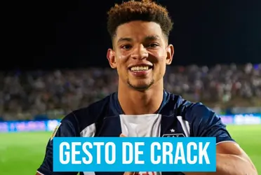 El delantero colombiano y una cálida demostración en redes sociales