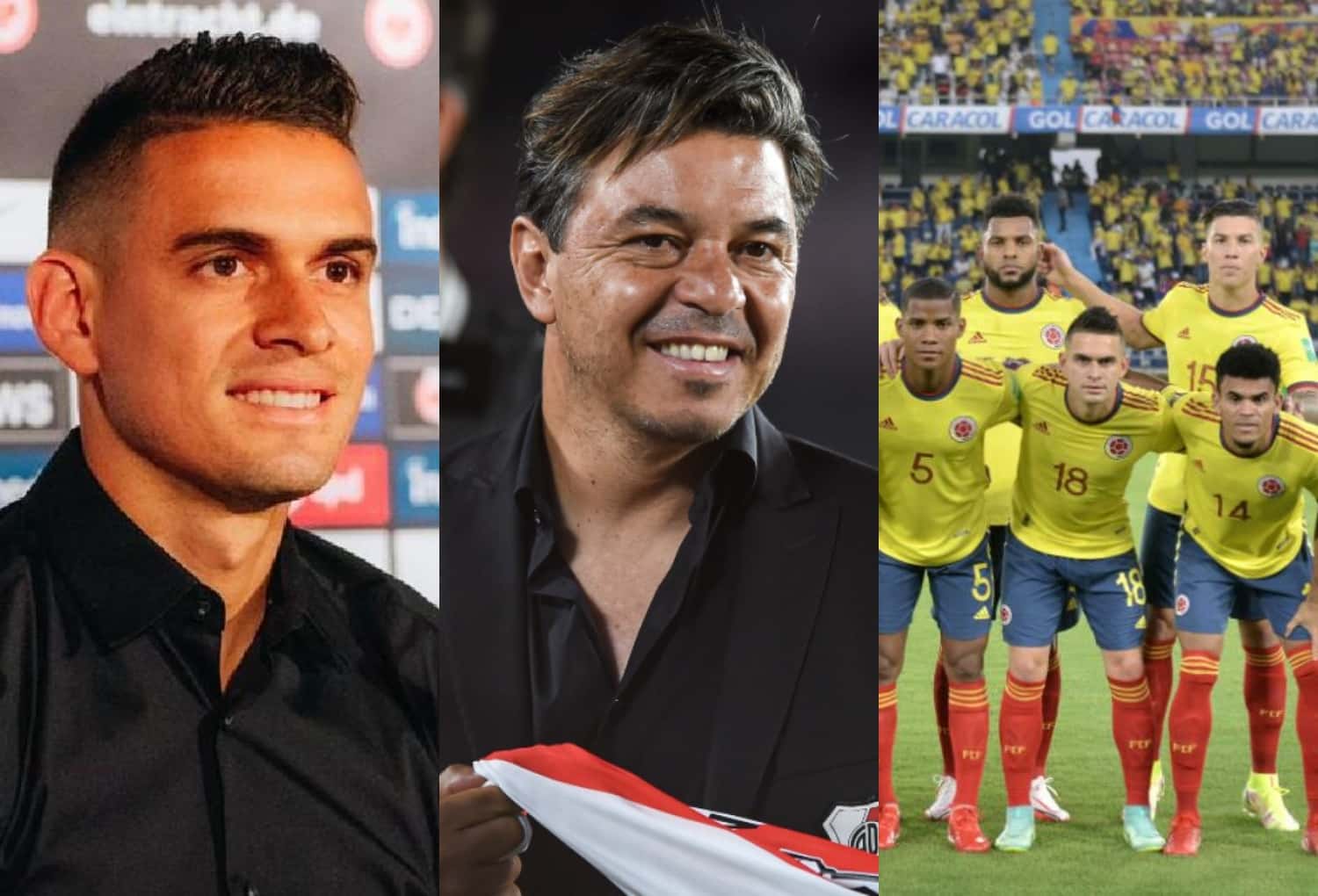 El delantero del Eintracht Frankfurt habló con la prensa sobre River Plate, Marcelo Gallardo y un mensaje de reflexión de la Selección Colombia.