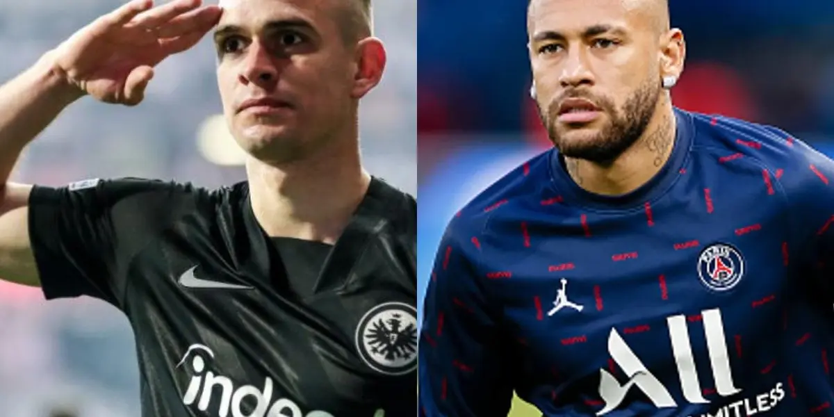 El delantero del Frankfurt se encuentra en Colombia