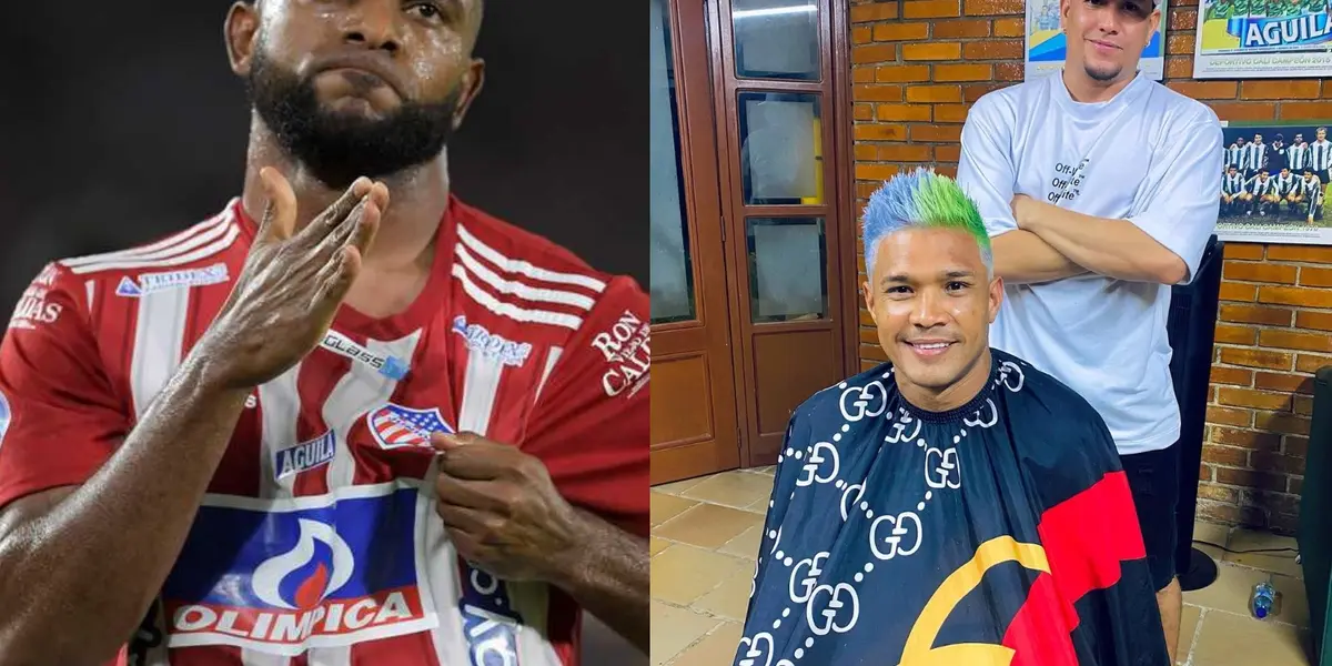 El delantero del Junior de Barranquilla será titular en un juego clave de la Copa Sudamericana, pero horas antes reveló un nuevo look que tendrá en el compromiso.