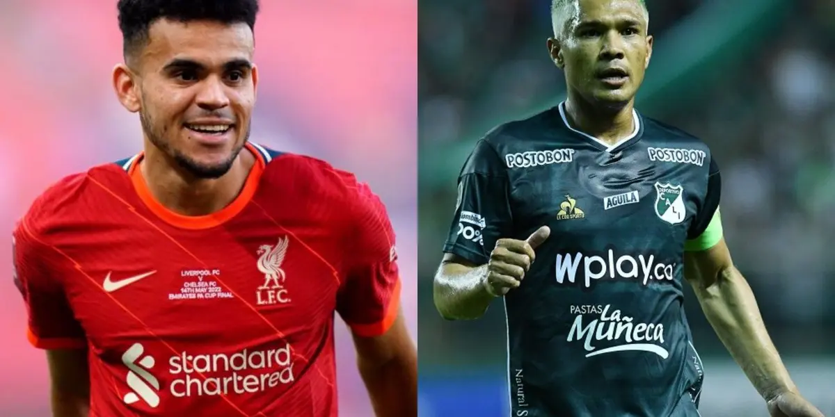 El delantero del Liverpool pasa sus vacaciones en Colombia y tuvo un gesto con Teófilo Gutiérrez