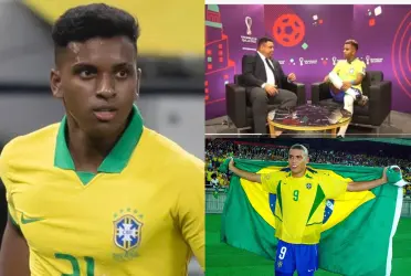 El delantero del Real Madrid y la Selección de Brasil tuvo una curiosa acción con el astro Ronaldo Nazario