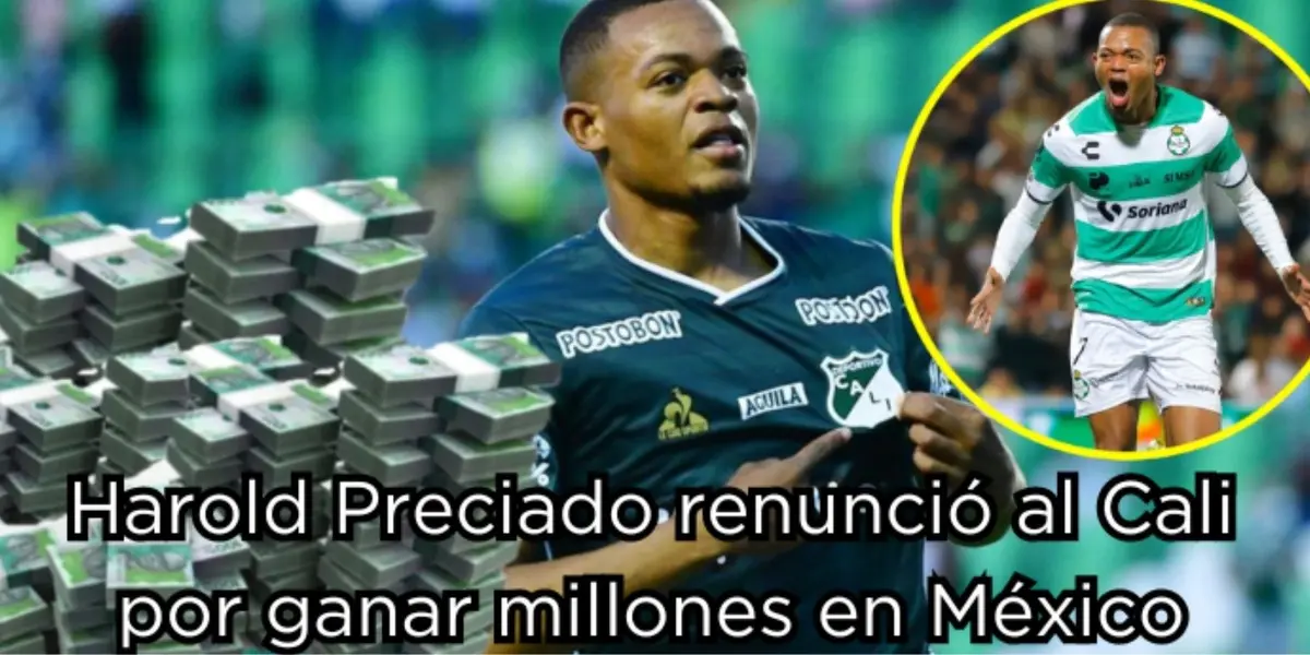 El delantero del Santos Laguna tiene un millonario salario en el club mexicano