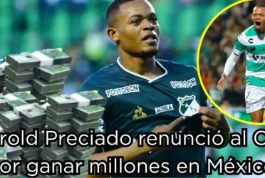 El delantero del Santos Laguna tiene un millonario salario en el club mexicano