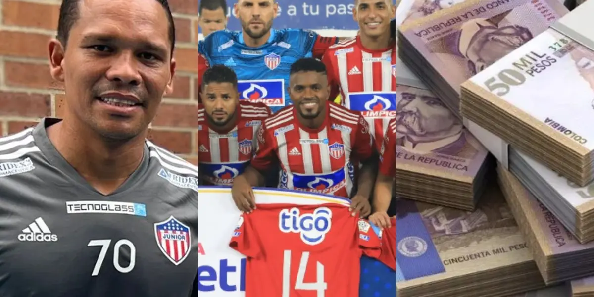 El delantero es una de las estrellas del Junior donde tiene un millonario sueldo