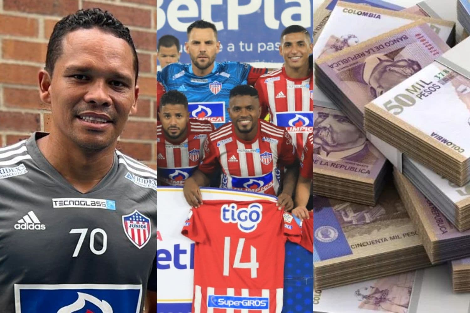 El delantero es una de las estrellas del Junior donde tiene un millonario sueldo